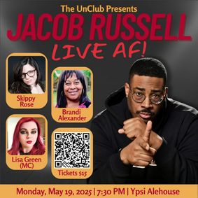 Jake Russell Live AF! show poster