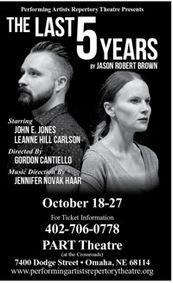 The Last Five Years show poster