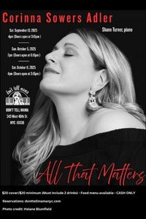 Corinna Sowers Adler: All That Matters