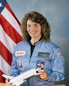 CHALLENGER: Soaring with Christa McAuliffe™ Sponsored by Vernon Area Public Library show poster