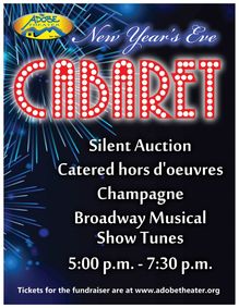 NEW YEAR'S EVE CABARET - fundraiser show poster