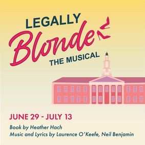 Legally Blonde: The musical show poster