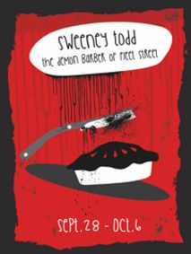 Sweeney Todd show poster