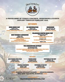 Folkestone Songwriting Festival 2026 show poster