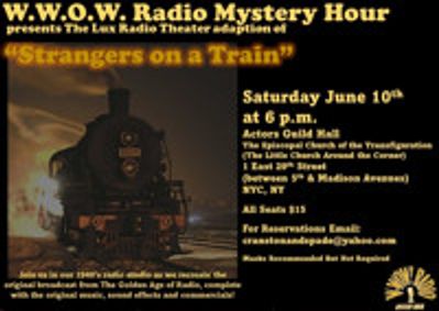 WWOW Radio Mystery Hour - Lux Radio Theater show poster
