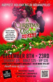 A Christmas Carol Comedy show poster