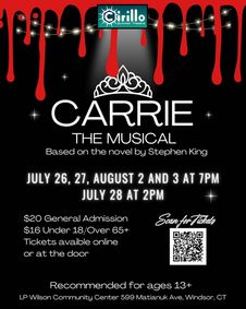 Carrie: The Musical show poster