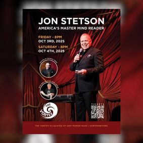 Jon Stetson: America's Master Mind Reader show poster