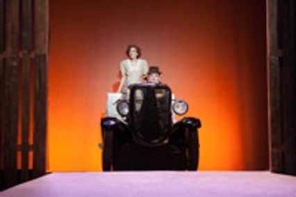 Bonnie and Clyde show poster