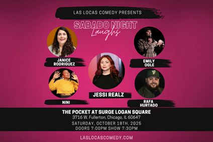 Las Locas Comedy Presents: Sabado Night Laughs - October 18th, 2025 show poster