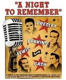 Presley, Perkins, Lewis & Cash show poster