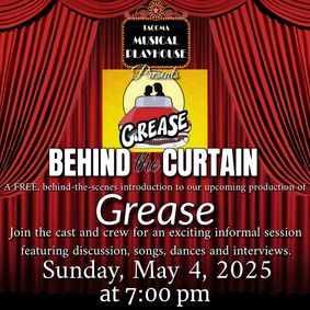 Behind the Curtain: Grease show poster