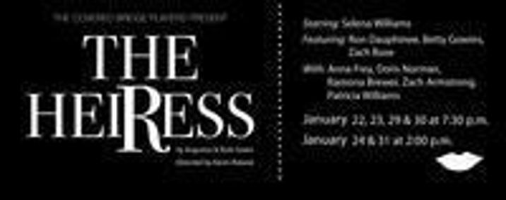 The Heiress show poster