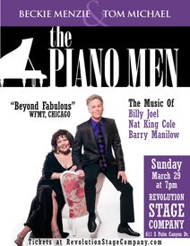 BECKIE MENZE & TOM MICHAEL’S THE PIANO MEN