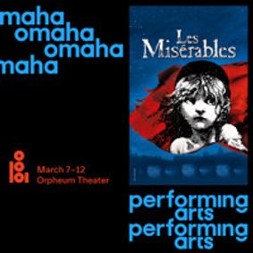 LES MISÉRABLES show poster