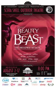 Disney's BEAUTY AND THE BEAST show poster