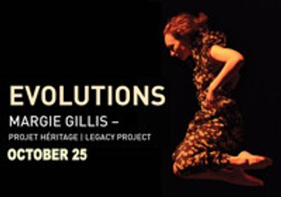“Evolutions” Margie Gillis Legacy Project show poster