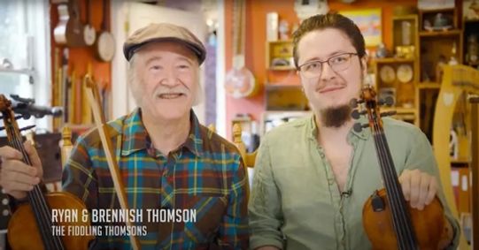 The Fiddling Thomsons show poster