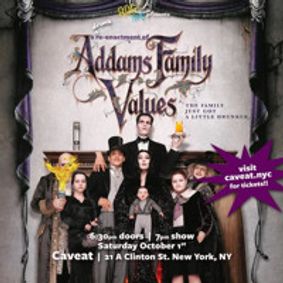 A Drinking Game NYC presents ADDAMS FAMILY VALUES show poster
