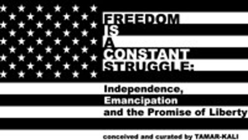 Freedom is a Constant Struggle show poster