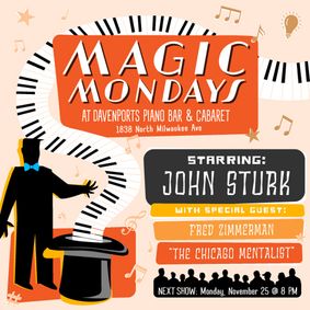 Magic Mondays at Davenport's show poster