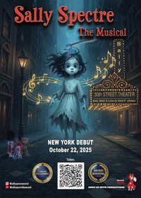 Sally Spectre the Musical show poster