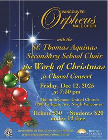 The Work of Christmas - a Choral Concert show poster