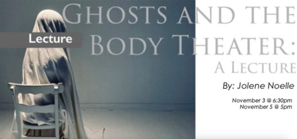 Ghosts and the Body Theater show poster