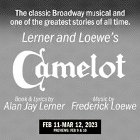 Lerner & Loewe's Camelot show poster