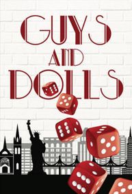Guys and Dolls show poster