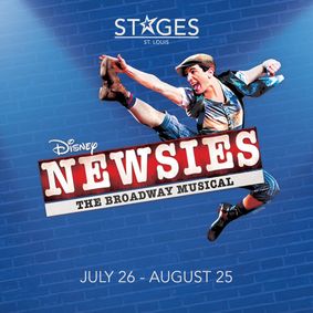 Disney's NEWSIES show poster