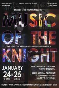 MUSIC OF THE KNIGHT: THE SONGS OF SIR ANDREW LLOYD WEBBER & FRIENDS show poster