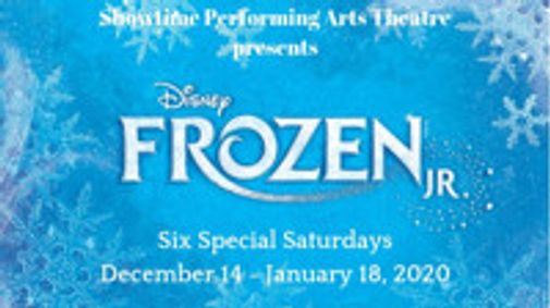 Disney Frozen jr. show poster