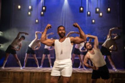 Sasha Regan's All-Male H.M.S. Pinafore show poster