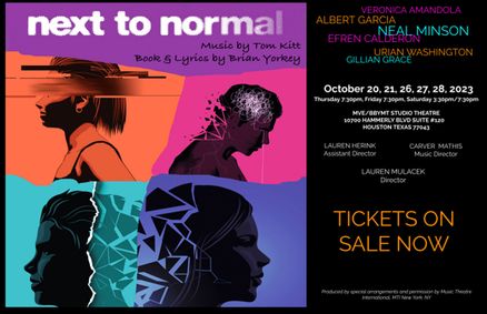 NEXT TO NORMAL show poster