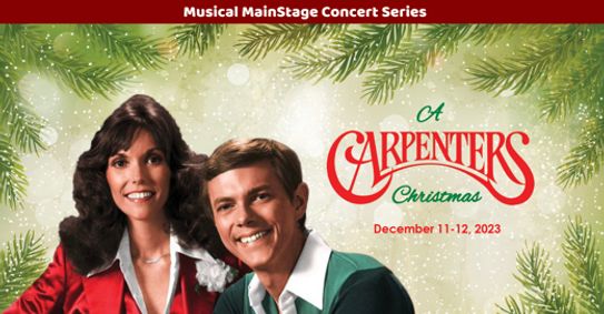 A Carpenters Christmas show poster