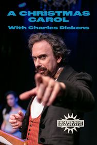 A Christmas Carol with Charles Dickens show poster