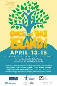 Once On This Island show poster