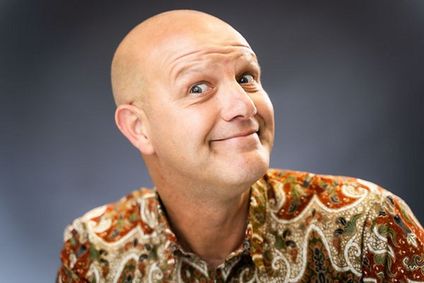 Groovy Guy goes for the Juggler! show poster