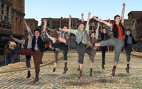 Newsies show poster