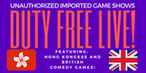 Duty Free Live! show poster