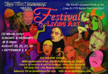 Festival of Living Art at ZJU Theatre show poster