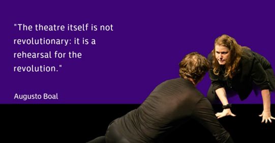 Train with QSE: Theatre of the Oppressed show poster