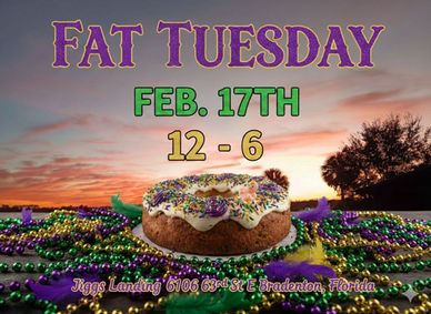 FAT TUESDAY at Jiggs Landing show poster