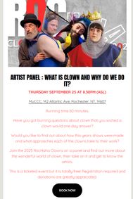 (Artist Panel) What Is Clown? Why Do We Do It? show poster
