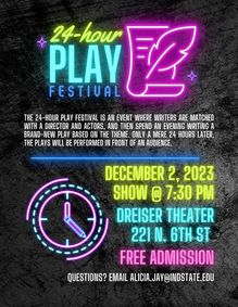 24-Hour Play Festival show poster