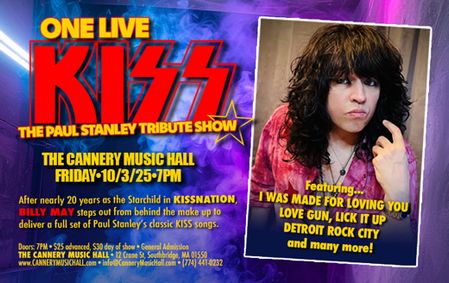 PAUL STANLEY TRIBUTE IS READY TO ROCK AND ROLL ALL NITE! show poster