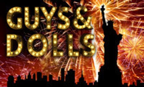 Guys and Dolls show poster