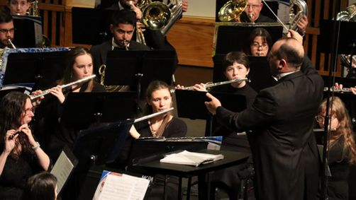 Boise State Symphonic Winds & All-Campus Concert Band show poster