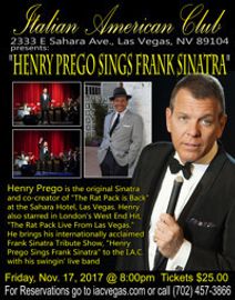 Henry Prego Sings Frank Sinatra